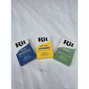 (3) RIT Powder Dye, All Purpose Concentrated Fabric Dye - Multiple Colors Lot 3